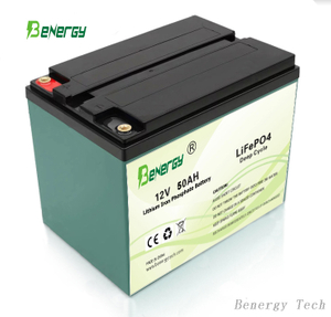 Lifepo4 Battery 12V 50AH EV Battery Solar Battery RV Battery
