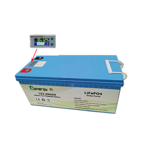 Lifepo4 12v 300ah deep cycle battery Battery with Bluetooth Indicator 