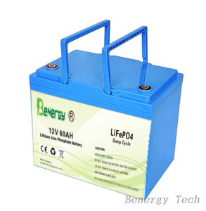 Lifepo4 Battery 12V 60AH EV Solar RV Boat Battery